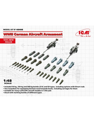 WWII German Aircraft Armament (100% new molds) 