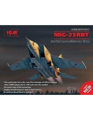 MiG-25 RBT,Soviet Reconnaissance Plane (100% new molds) 