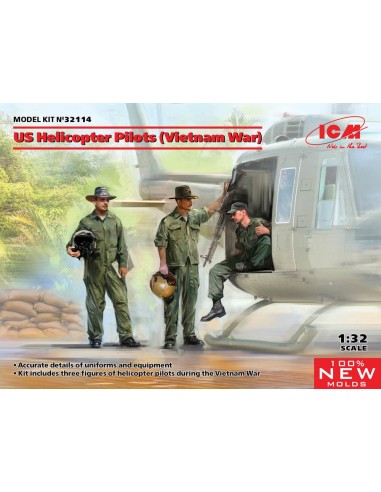 US Helicopter Pilots (Vietnam War) (100% new molds) 