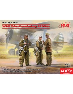 WWII China Guomindang AF Pilots (100% new molds) 