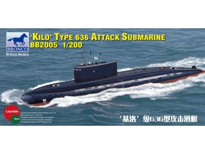 Russian Kilo Type 636 Attack Submarine 