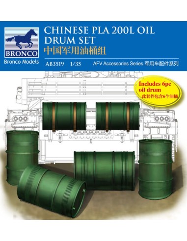 Chinese PLA 200L Oil Drum set 