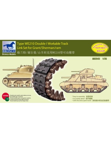 Sherman Double I Workable Track Link Set 