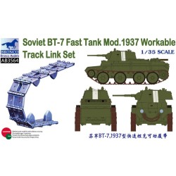 Soviet BT-7 Fast Tank Mod.1937 Workable Track Link Set 