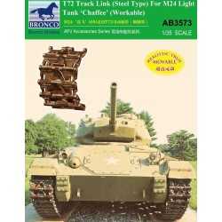 T-72 Track Link(Steel Type)for M24 Light Tank Chaffee (Workable 