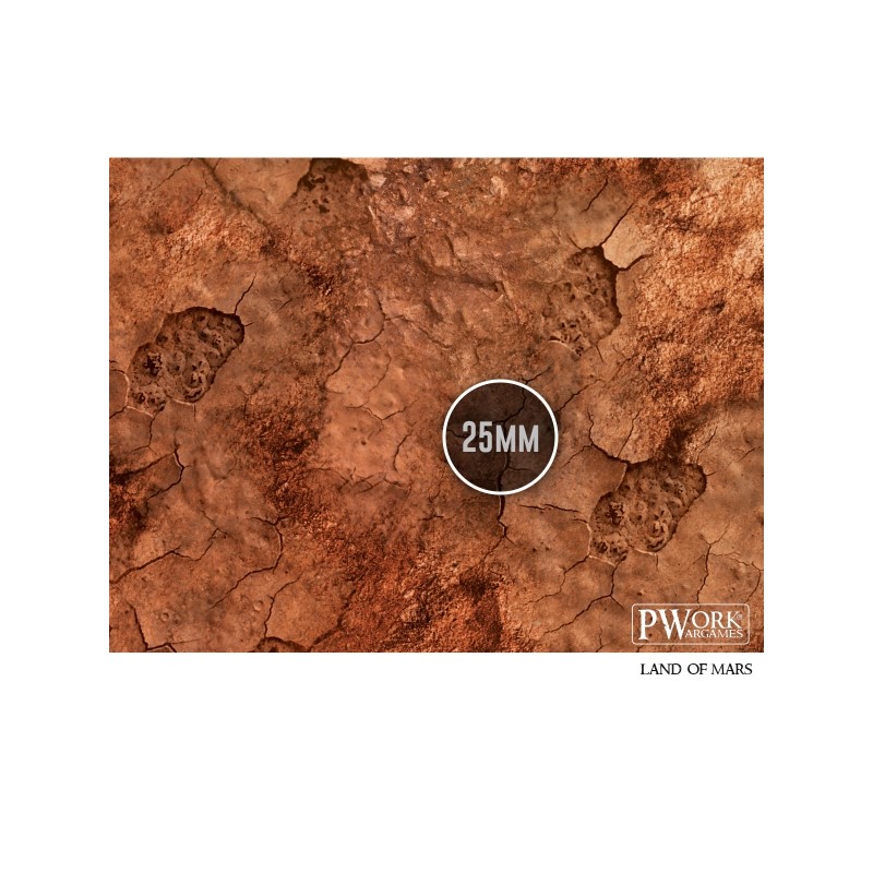 Tapis de jeu néoprène Lands of Mars 44x60"