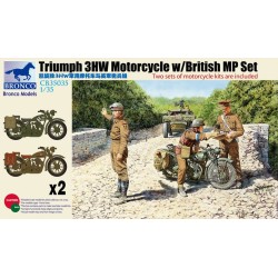 Triumph 3HW Motocycle w/MP Figure Set 