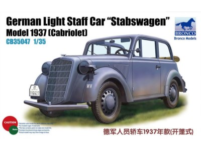 German Light Staff Car Stabswagen Mod. 1937 (Cabriolet) 
