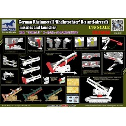 German Rheinmetall'Rheintochter R-2 anti-aircraft missiles a.launcher 