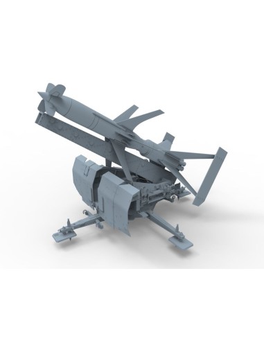 German Rheinmetall'Rheintochter R-2 anti-aircraft missiles a.launcher 