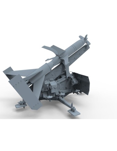 German Rheinmetall'Rheintochter R-2 anti-aircraft missiles a.launcher 