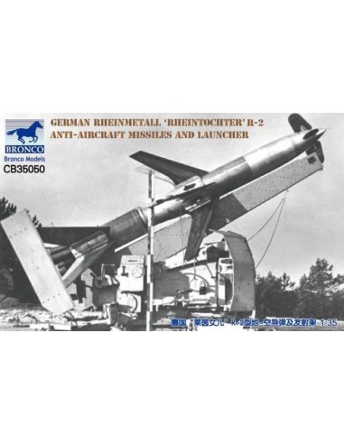 German Rheinmetall'Rheintochter R-2 anti-aircraft missiles a.launcher 