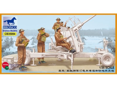 British/Commonwealth Bofors Gun crew set 