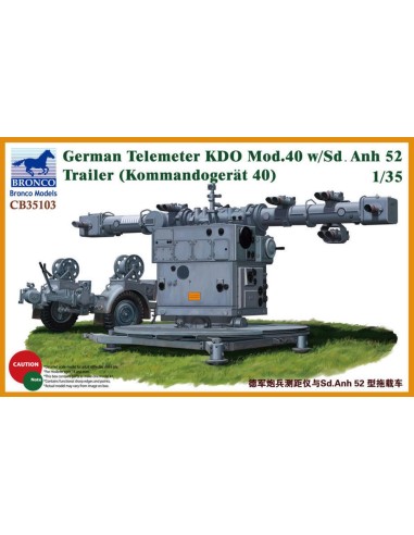 German Telemeter KDO Mod.40 w/Sd.Anh 52 Trailer (Kommando-Gerät 40) 