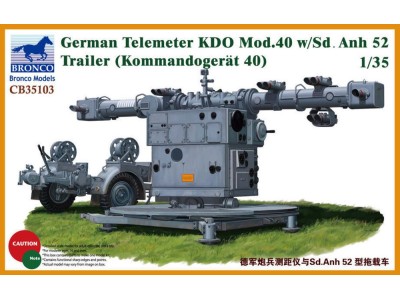 German Telemeter KDO Mod.40 w/Sd.Anh 52 Trailer (Kommando-Gerät 40) 