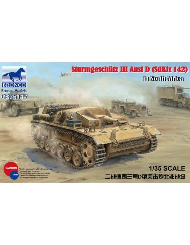 WWII German Assault Gun SturmgeschützIII Ausf D (SdKfz 142) in El Alamein 