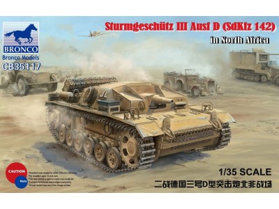 WWII German Assault Gun SturmgeschützIII Ausf D (SdKfz 142) in El Alamein 
