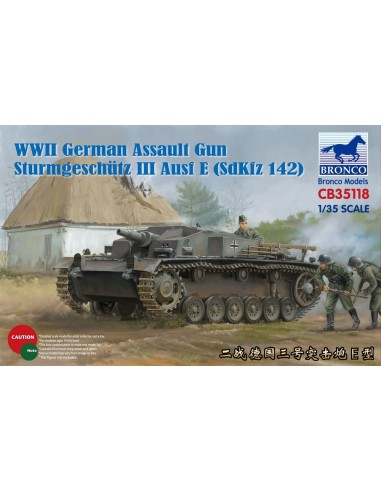 WWII German Assault Gun Sturmgeschütz III Ausf E (SdKfz 142) 