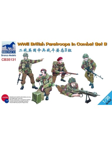 WWII British Paratroops in Combat Set B 