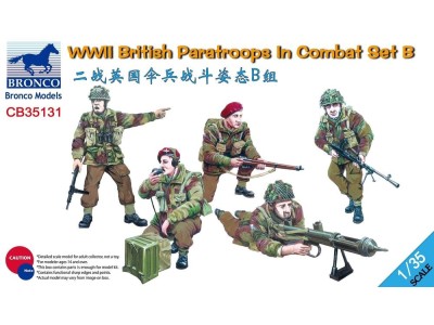 WWII British Paratroops in Combat Set B 