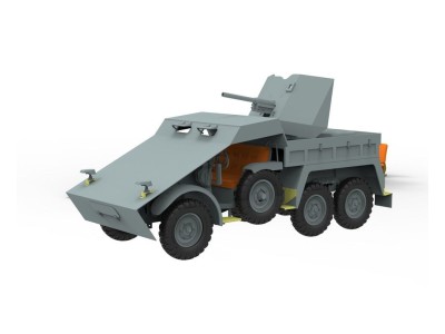Armored Krupp Protze Kfz.69 with 3.7cm Pak 36 (late version) 