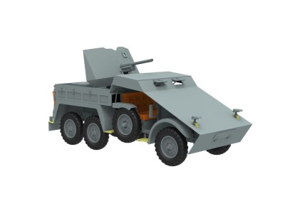 Armored Krupp Protze Kfz.69 with 3.7cm Pak 36 (late version) 