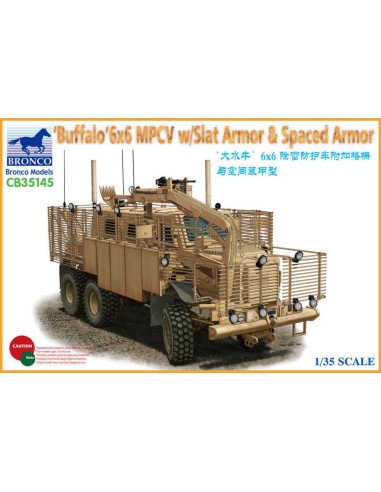 BUFFALO 6x6 MPCV w/Slat Armor & Spaced Armor Version 