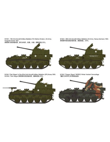 US M19A1 Twin 400mm Gun Motor Carriage Korean War 