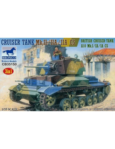 Crusier Tank Mk.II/IIA/IIA CS British Crusier Tank A10 Mk.I/IA/IA (3in1) 