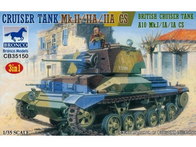 Crusier Tank Mk.II/IIA/IIA CS British Crusier Tank A10 Mk.I/IA/IA (3in1) 
