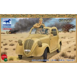 Italian Light Staff Car(Open Top) w/Crew Libya 