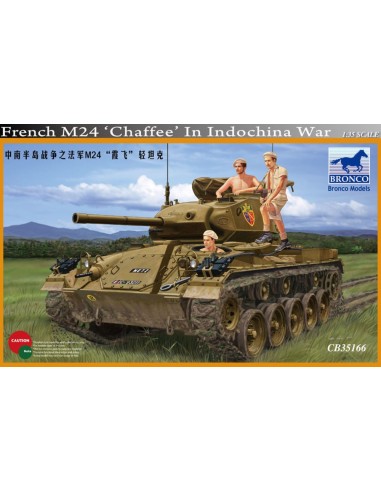 French M24 Chaffee in Indochina War 