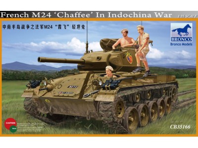 French M24 Chaffee in Indochina War 