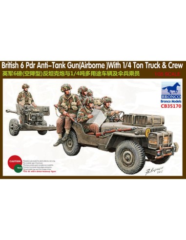 6 Pdr Anti-Tank Gun(Airborne)With 1/4Ton 