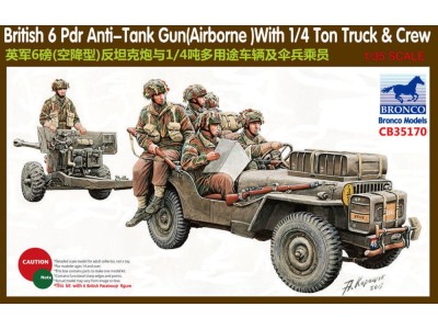 6 Pdr Anti-Tank Gun(Airborne)With 1/4Ton 