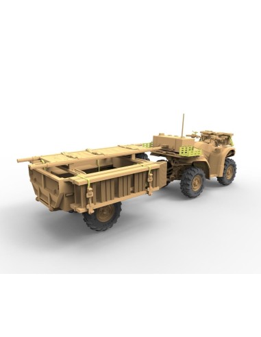 British Army ATV Quad Bike and Trailer w/Soldier 