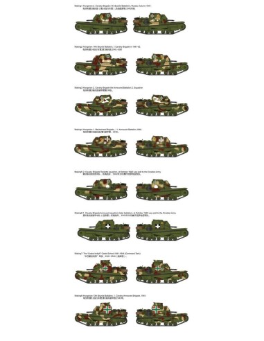 Hungarian CV-35.M/CV-35 Command Tank(2in1)Carro VeloceL3/35 Itali Tankette 