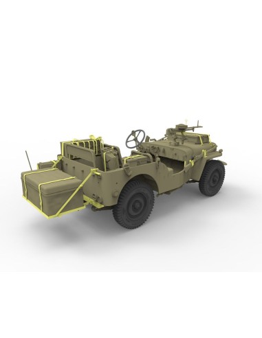 BRITISH RECCE AND SIGNALS LIGHT TRUCK (2 KITS ) with CREWS 
