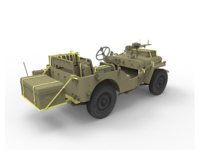 BRITISH RECCE AND SIGNALS LIGHT TRUCK (2 KITS ) with CREWS 