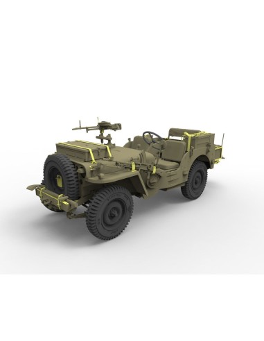 BRITISH RECCE AND SIGNALS LIGHT TRUCK (2 KITS ) with CREWS 