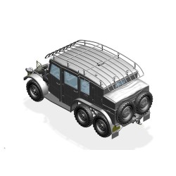 German Krupp Protze Kfz.19 Radio command Car  2