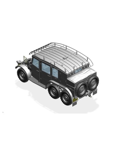 German Krupp Protze Kfz.19 Radio command Car 