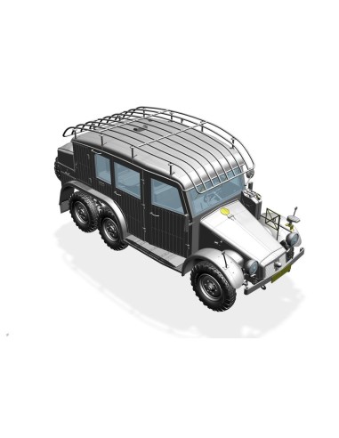 German Krupp Protze Kfz.19 Radio command Car 