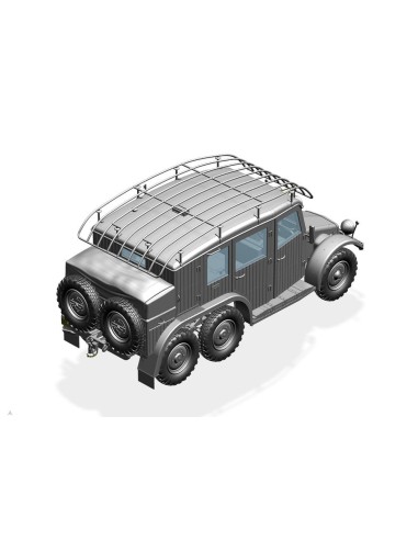 German Krupp Protze Kfz.19 Radio command Car 