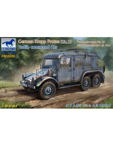 German Krupp Protze Kfz.19 Radio command Car 