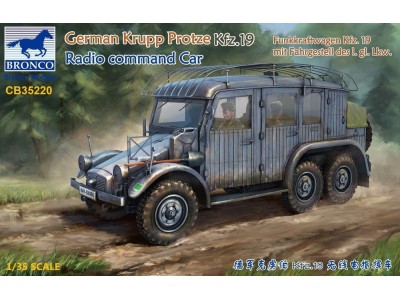 German Krupp Protze Kfz.19 Radio command Car 