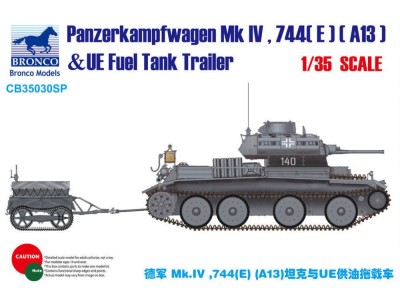 Panzerkampfwagen Mk.IV,744(E)(A13)& UE Trailer 
