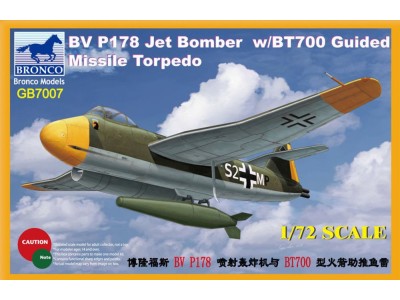 Blohm & Voss BV P178 Jet Bomber w/BT700 Guided Missile Torpedo 