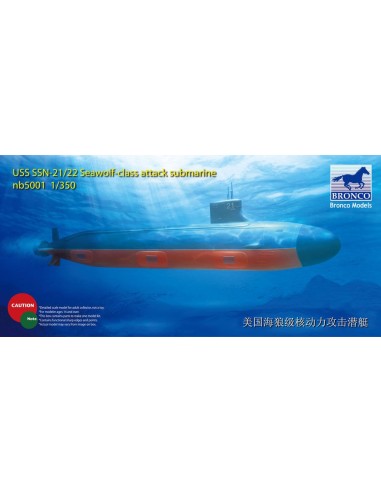 USS SSN Sea-Wolf attack submarine 