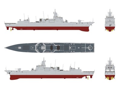 Chinese Navy Type 055 DDG Large Destroyer 